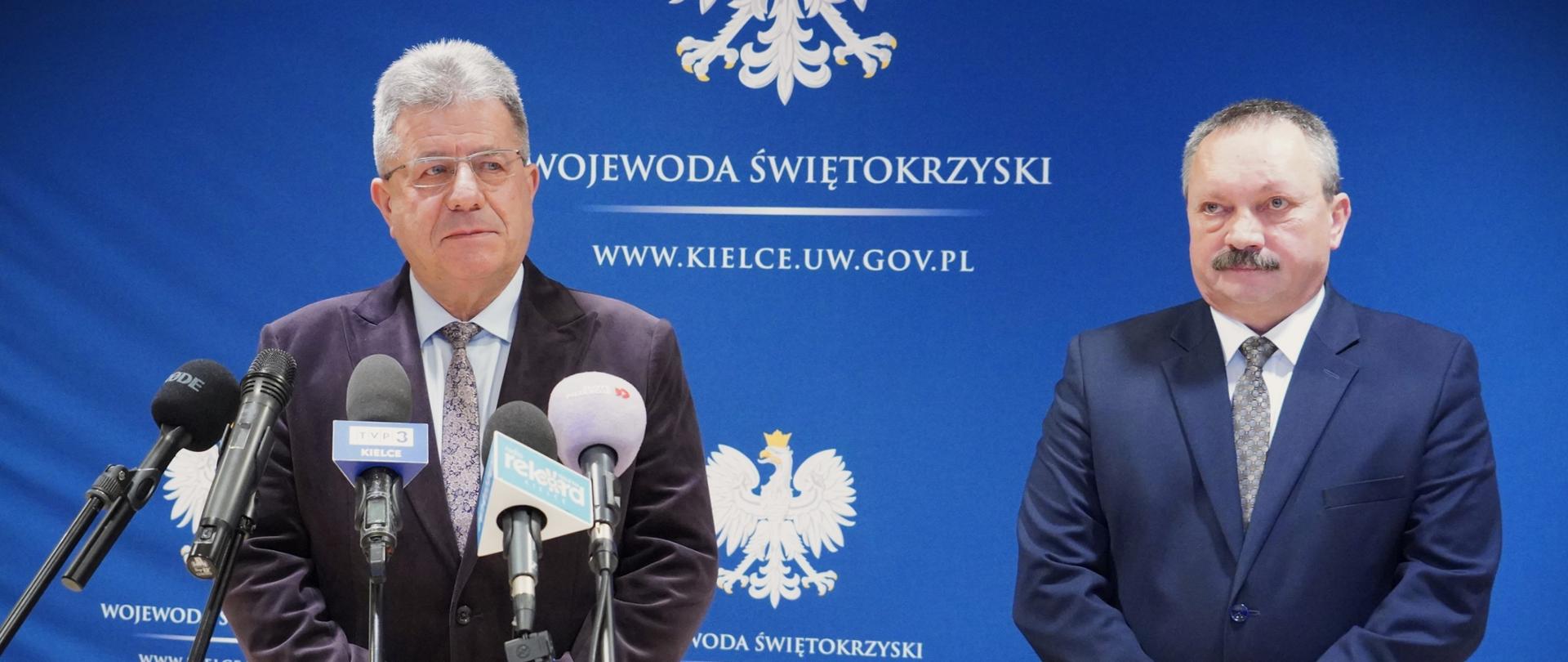 Konferencja prasowa wojewody