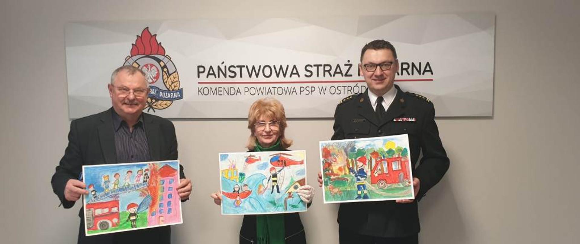 Jury prezentuje prace plastyczne