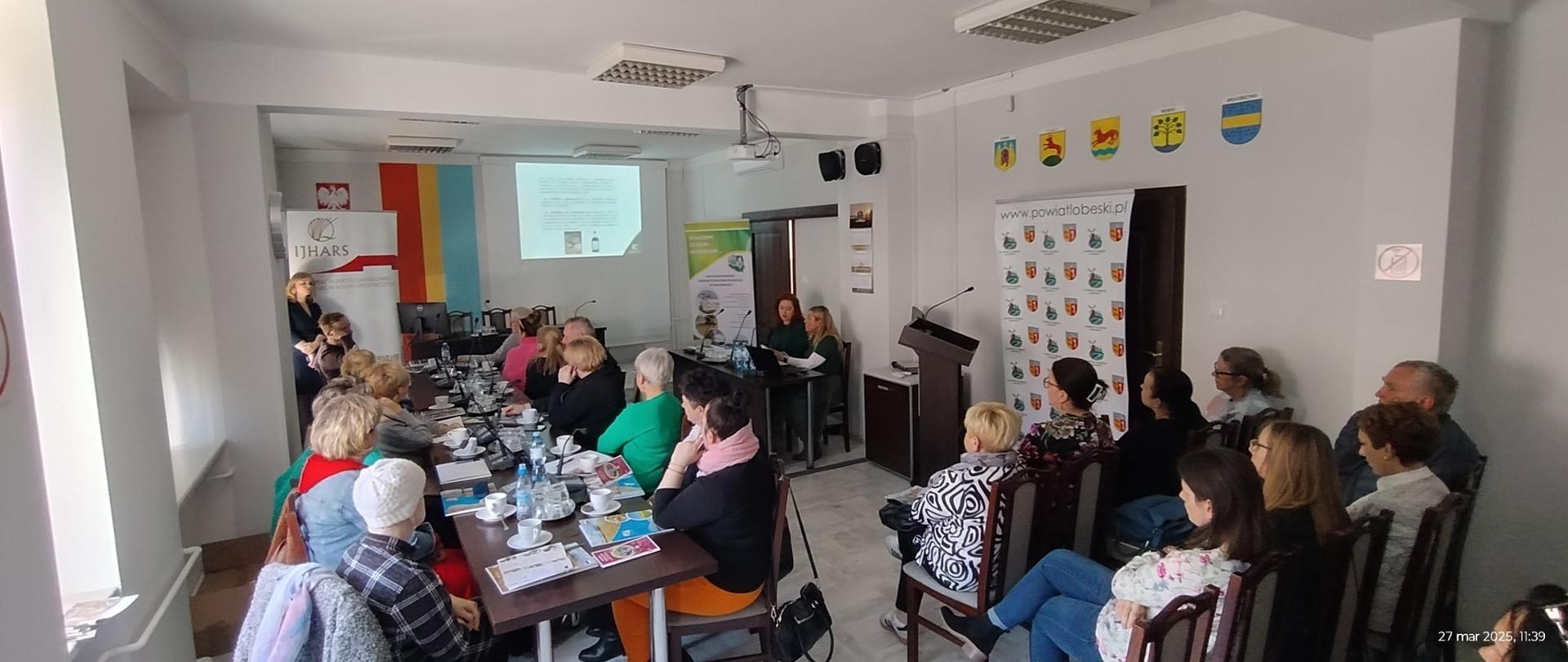 Słuchacze podczas prelekcji Rolnictwo Społeczne.