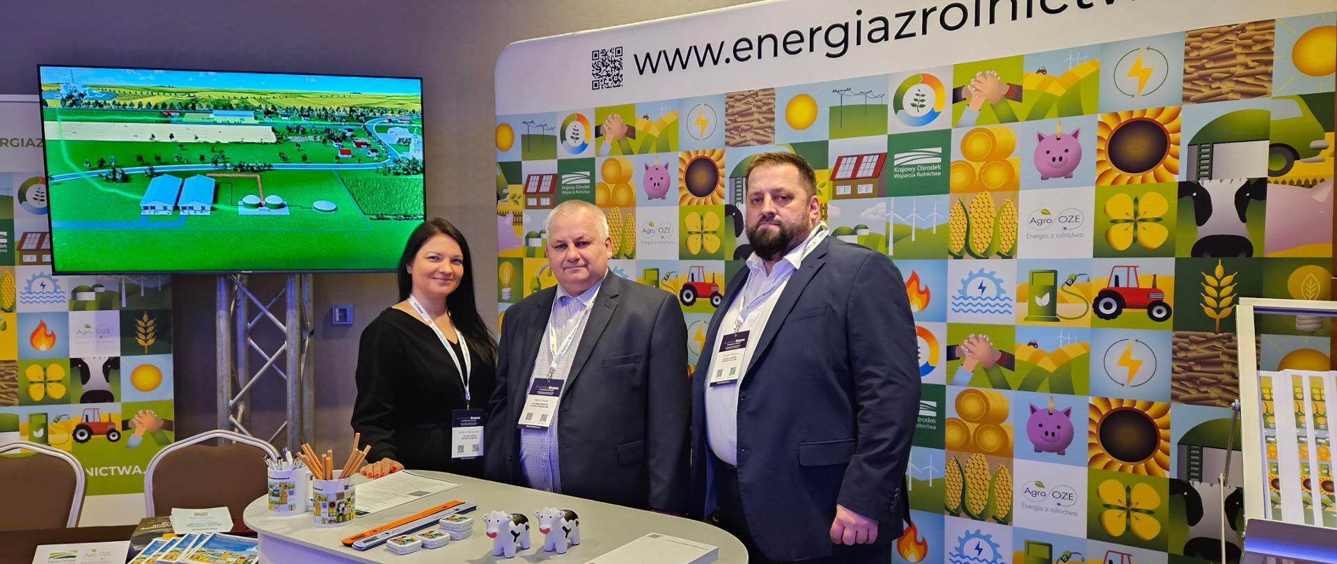Stoisko KOWR "Energia z rolnictwa" na 10. Kongresie Biogazu