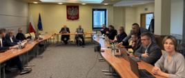 zdjęcie z posiedzenia zespołu ds samorządu zawodowego geodetów