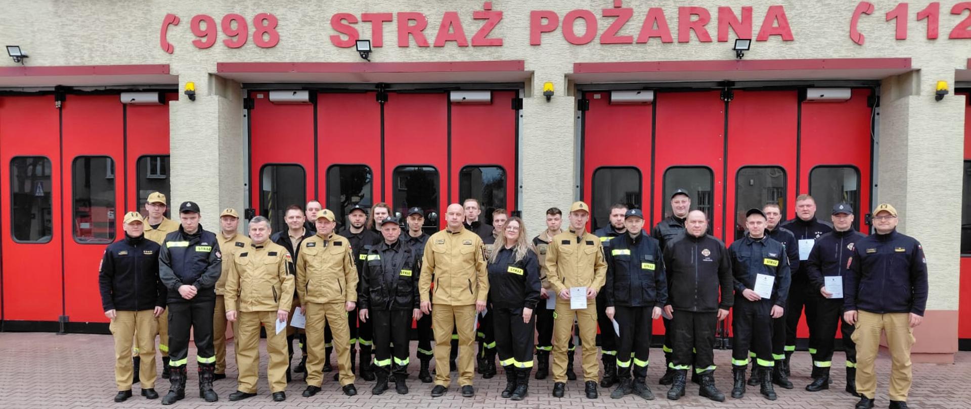 Zakończenie kursu kierujących działaniem ratowniczym dla druhów Ochotniczych Straży Pożarnych