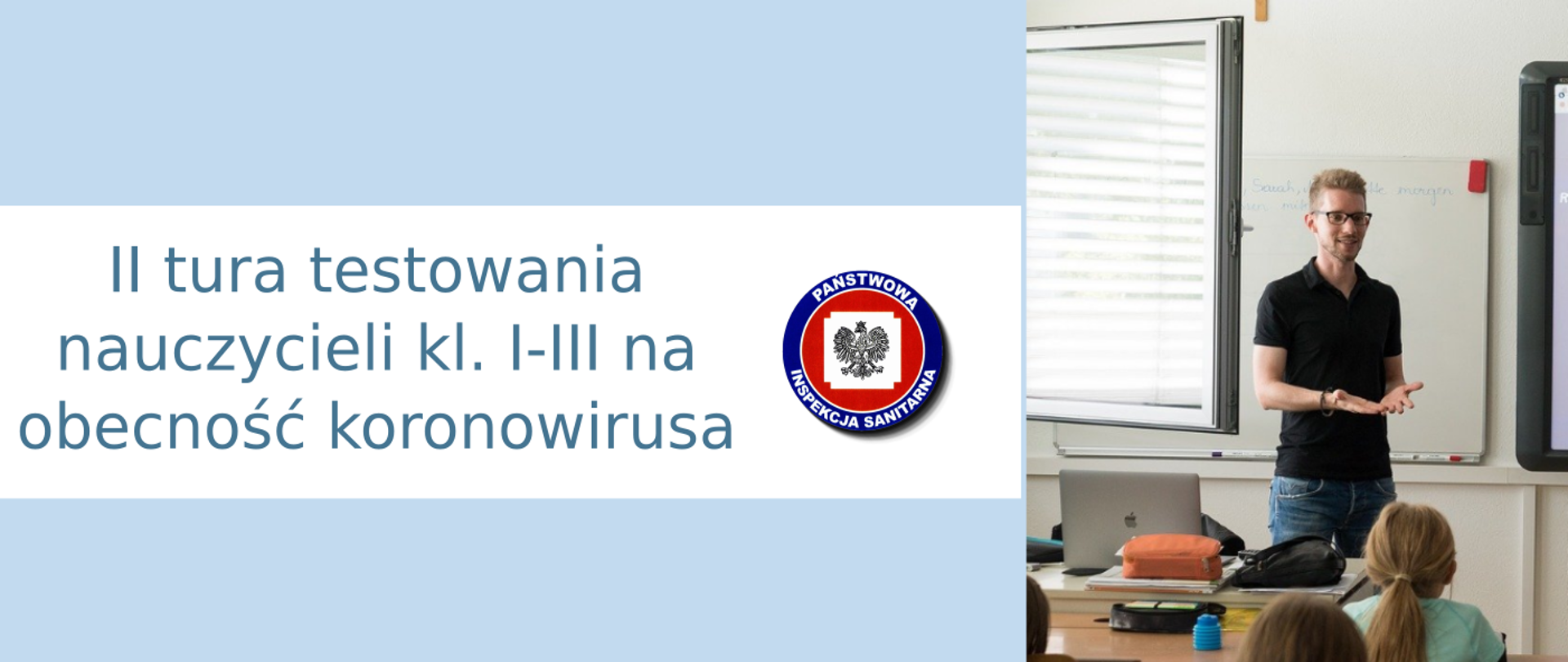 Testowanie nauczycieli II tura banner