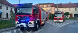 Działania ratownicze w miejscowości Staszów