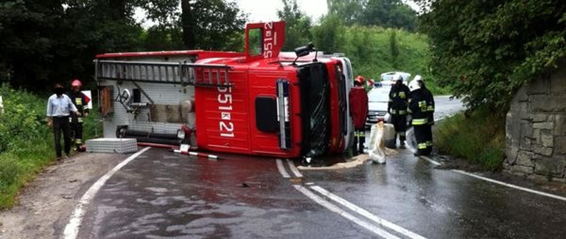 Wypadki i kolizje pojazdów pożarniczych