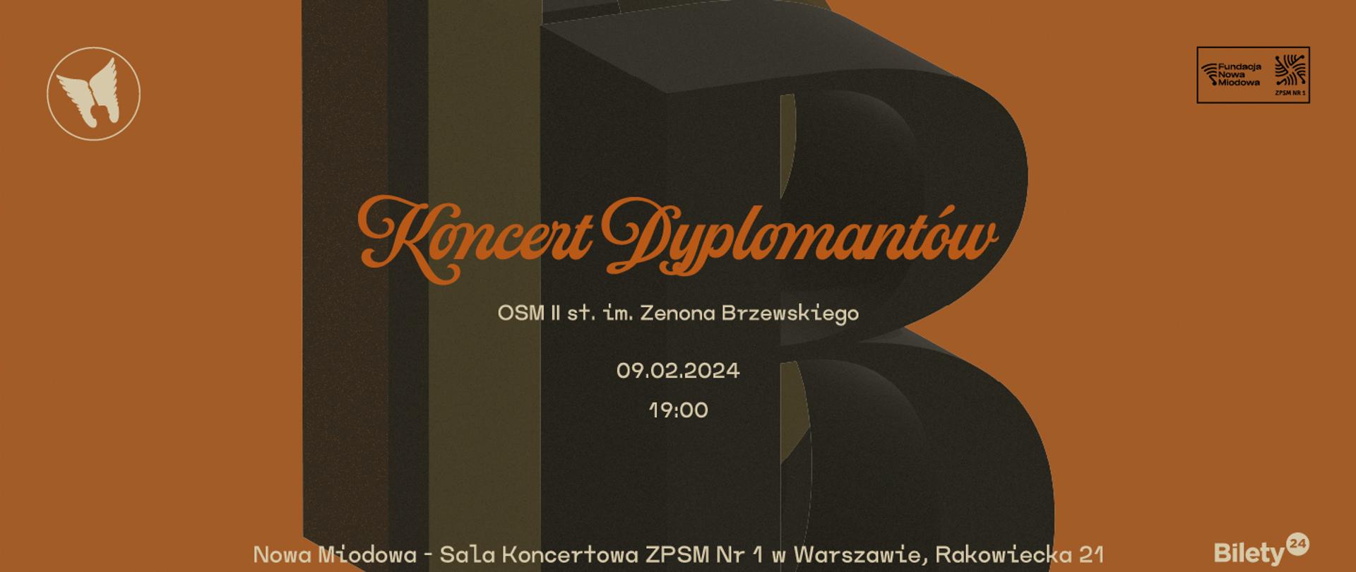 Pomarańczowe napisy na zielonym tle