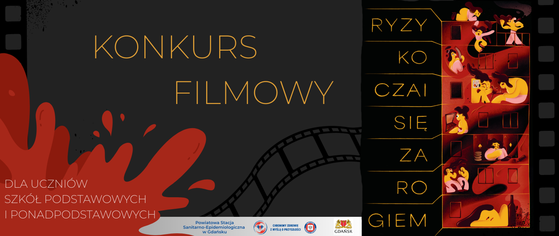 Konkurs filmowy pt.: „RYZYKO czai się za rogiem” 