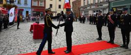 Uroczyste wręczenie sztandaru Komendzie Powiatowej Państwowej Straży Pożarnej w Świdnicy