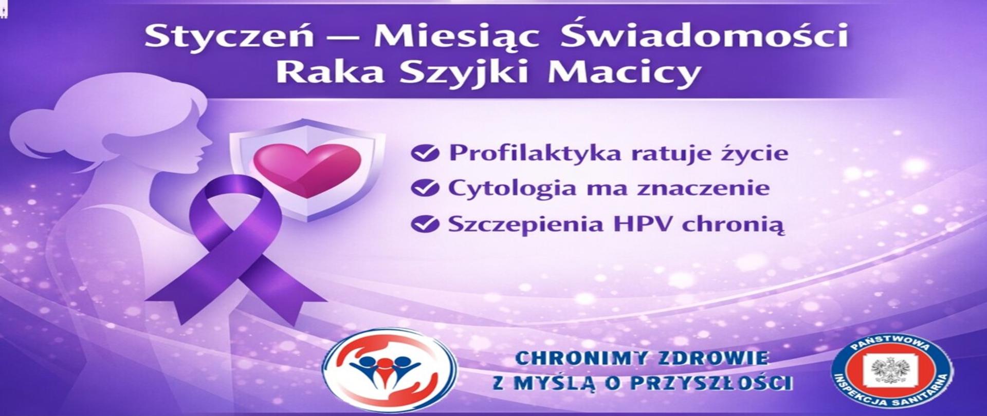 Styczeń – Miesiąc Świadomości Raka Szyjki Macicy