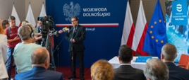 Konferencja - stopień wodny Lubiąż