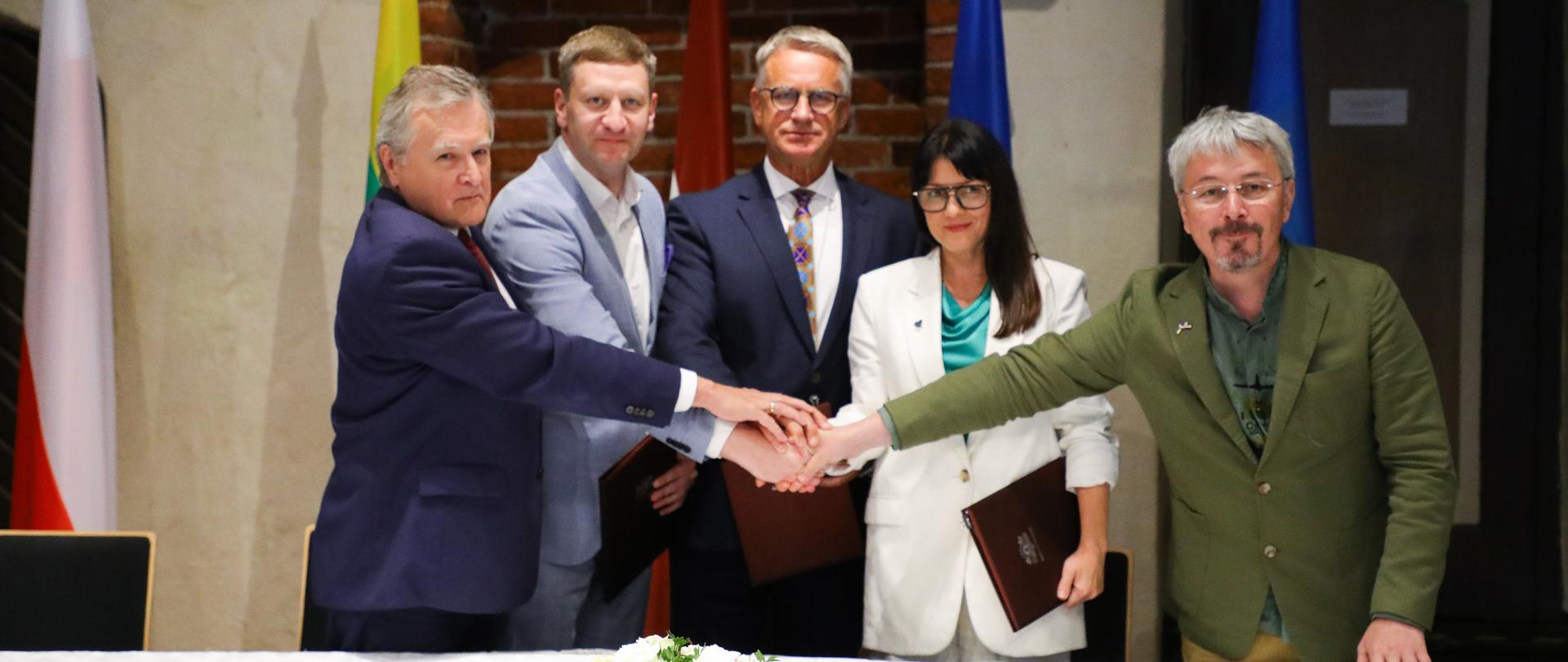 Wspólna deklaracja ministrów kultury Polski, Łotwy, Litwy, Estonii i Ukrainy o międzynarodowym wsparciu dla Ukrainy, fot. Danuta Matloch
