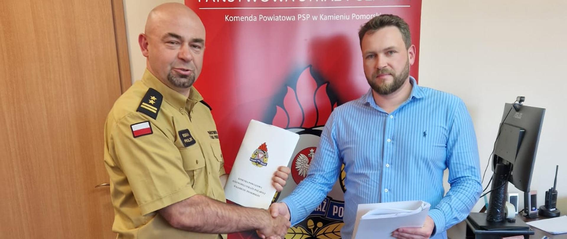 Podpisanie umowy na pierwszy Etap budowy strażnicy Jednostki Ratowniczo-Gaśniczej