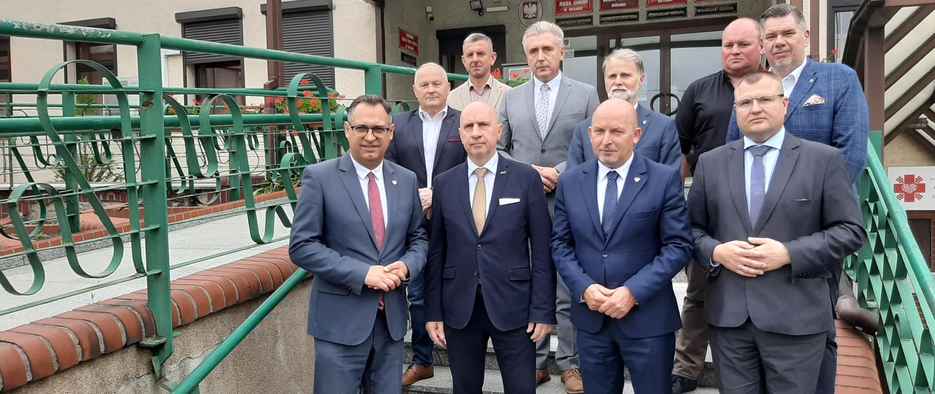Spotkanie w Urzędzie Gminy Bierawa dotyczące inwestycji ochronę przeciwpowodziową gminy Bierawa i Reńska Wieś