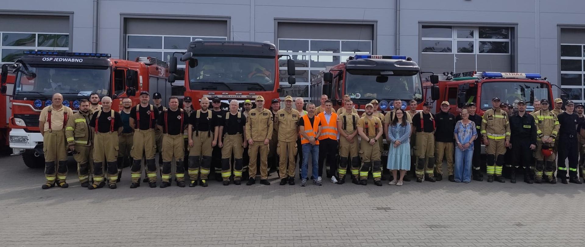 Ćwiczenia Komendanta KP PSP w Szczytnie - Warsztaty ratowniczo-gaśnicze „SAWMILL’25”