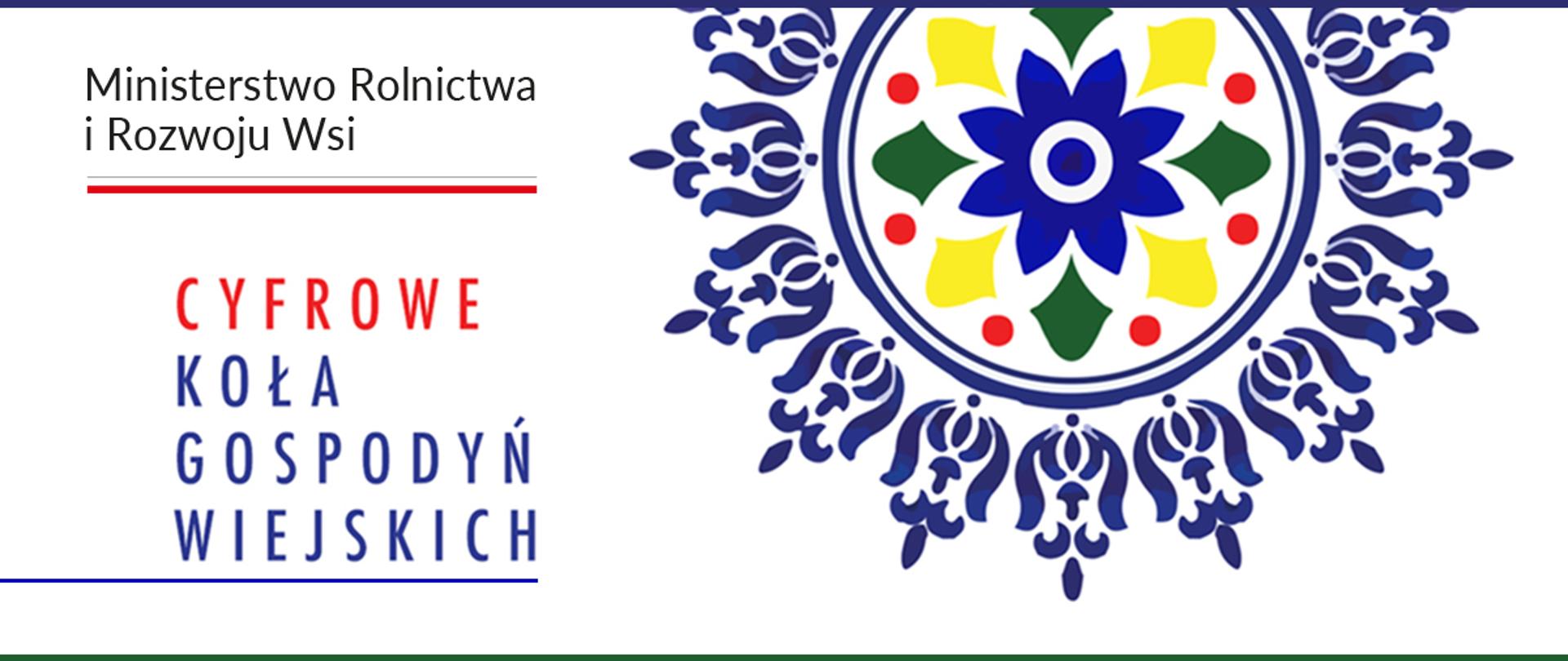 Logo Kół Gospodyń Wiejskich i Ministerstwa Rolnictwa i Rozwoju Wsi