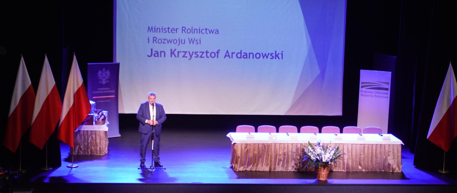 Minister Ardanowski na spotkaniu w Barcinie