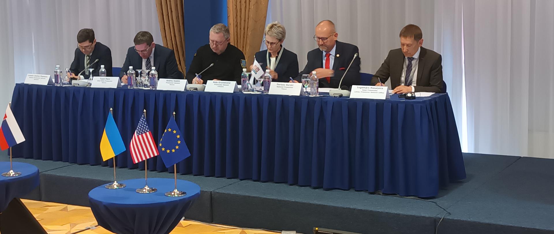 spotkanie wspólnego zespołu śledczego (JIT) powołanego w sprawie wojny napastniczej Federacji Rosyjskiej na Ukrainę