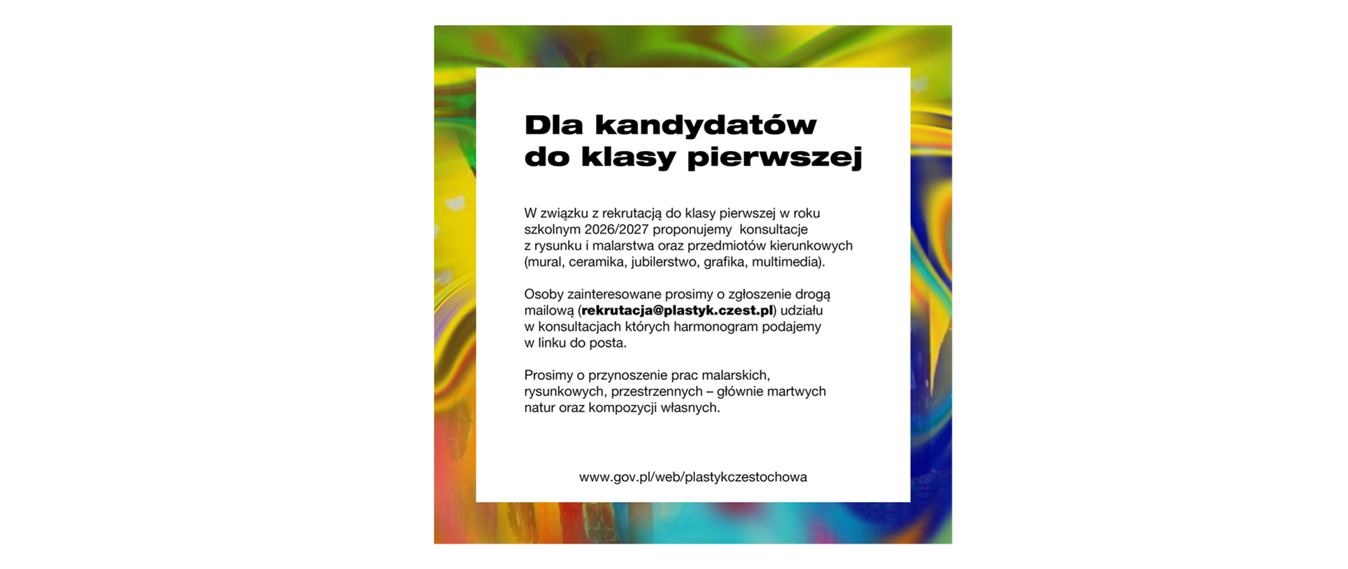 Konsultacje z rysunku i malarstwa