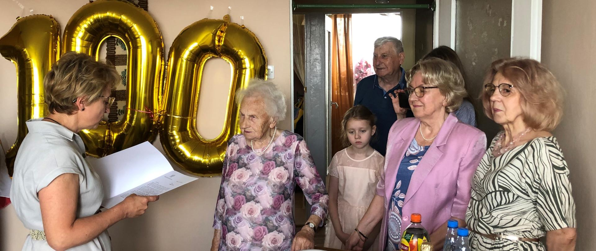 100. urodziny Pani Jadwigi Chylińskiej 