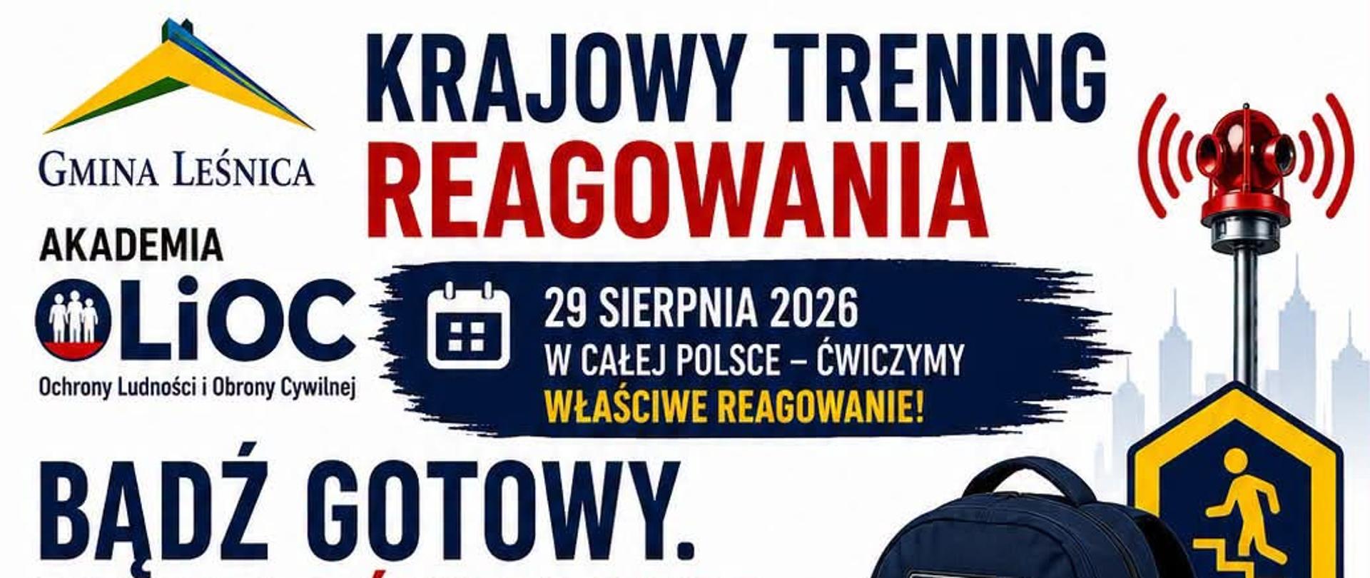 Na zdjęciu znajduje się plakat dotyczące Akademii OLiOC