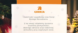 Życzenia świąteczne GDDKiA