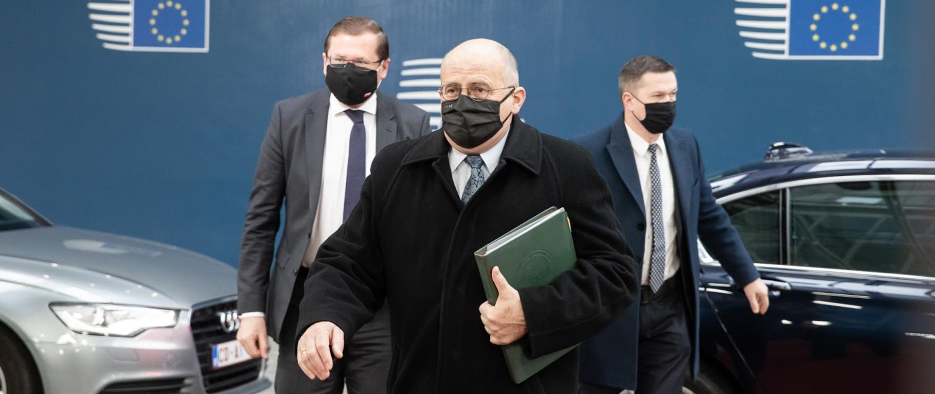 2021.03.22 Bruksela , Belgia . Minister Zbigniew Rau . FAC .Fot. Tymon Markowski / MSZ