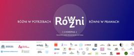 Grafika - różni w potrzebach - równi w prawach, 2 kwietnia, Światowy Dzień Świadomości Autyzmu 