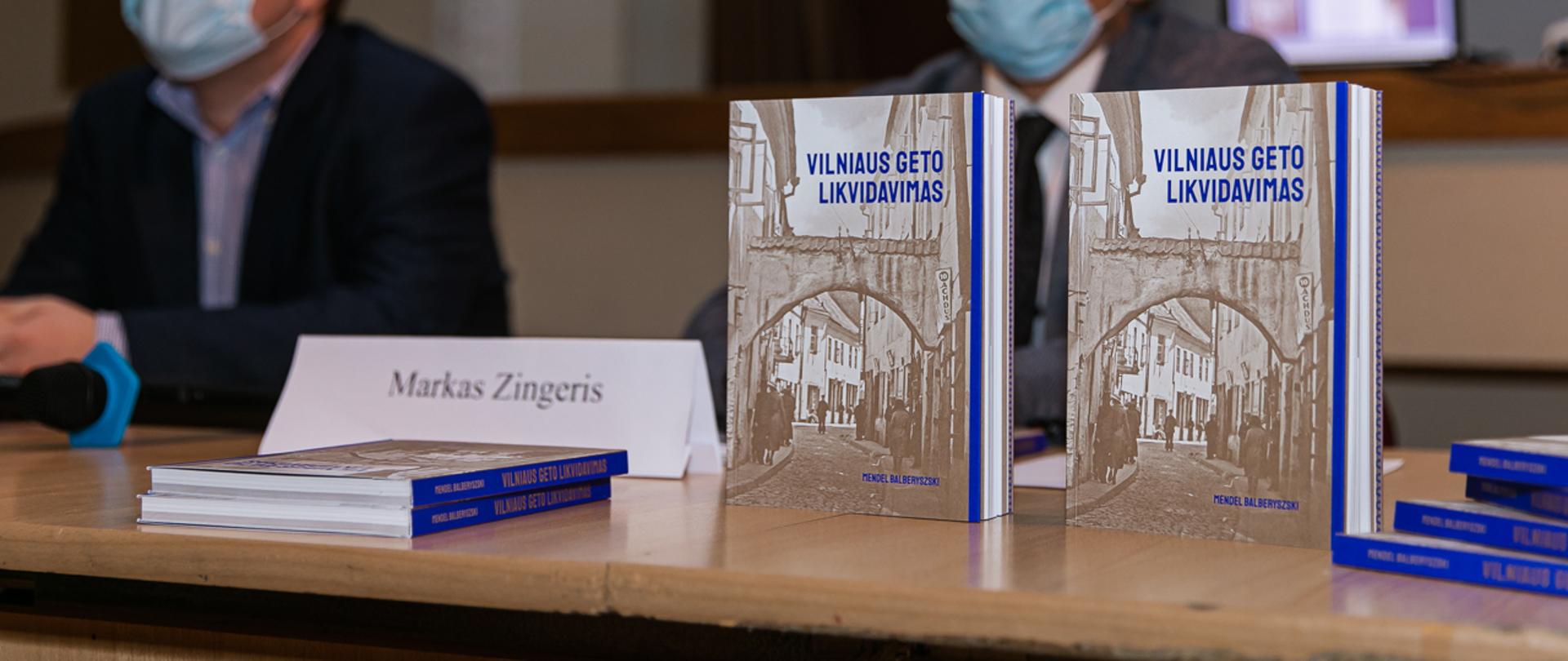 Mendelio Balberiškio knygos „Vilniaus geto likvidavimas“ pristatymas