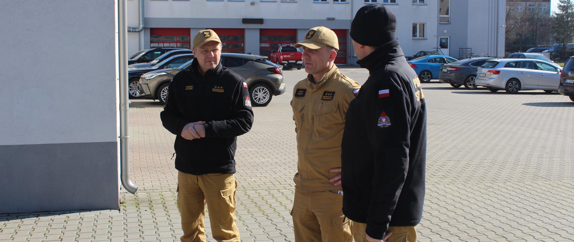 Spotkanie dotyczące inwestycji budowlanej w JRG Nr 2 w Siedlcach