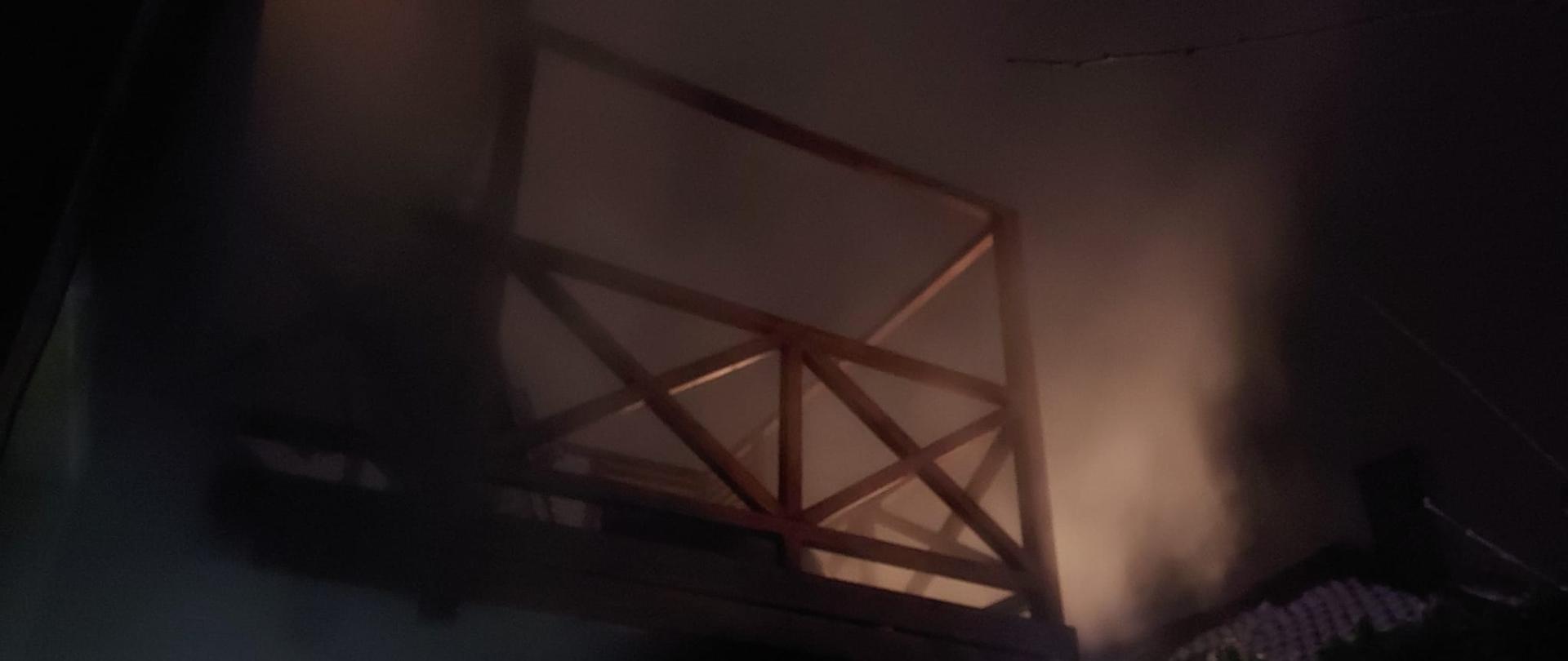 Widoczne miejsce zdarzenia.