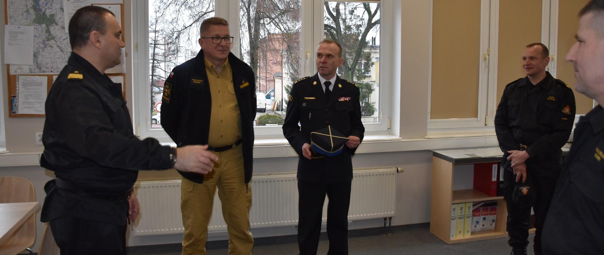 Przegląd komendy - stanowisko kierowania komendanta 