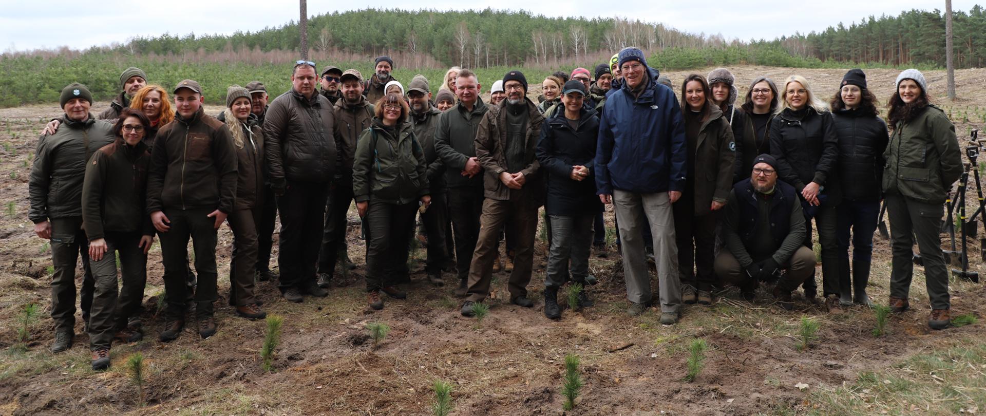 Akcja sadzenia lasu w Nadleśnictwie Gniewkowo, fot. Franciszek Machalski