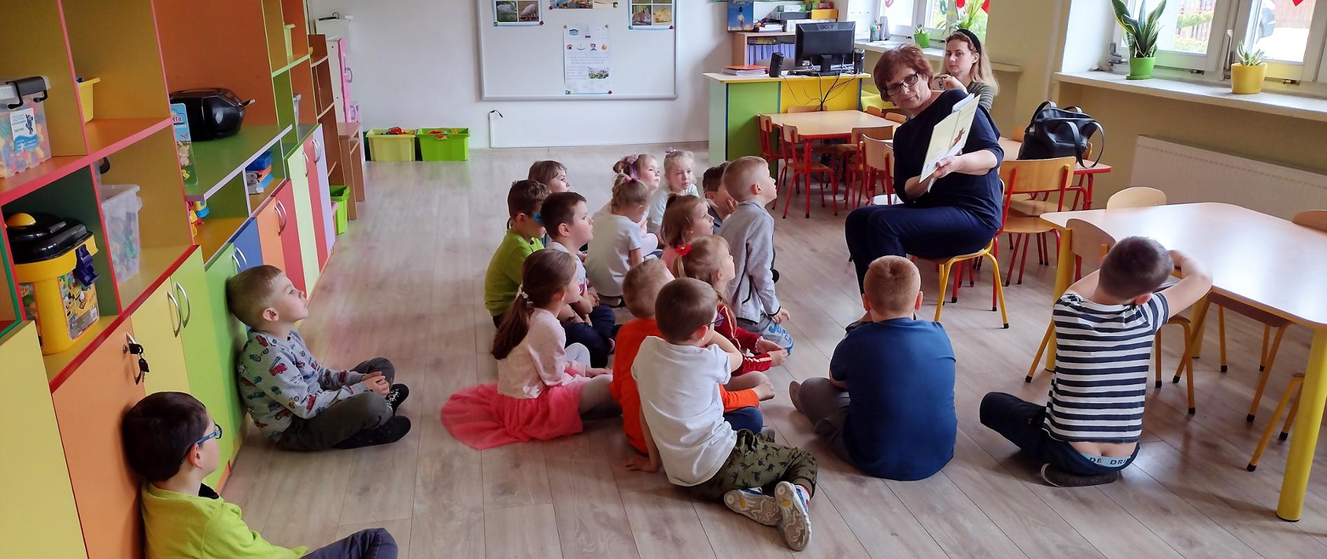 Zapoznanie przedszkolaków z przygodami niedźwiadka Szczepana