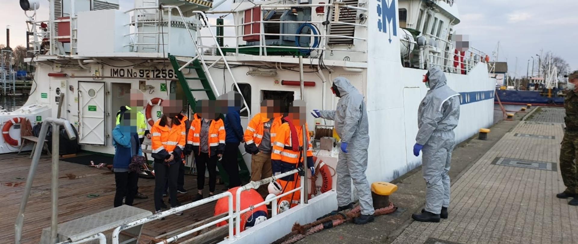 Działania sanitarne COVID-19 w Porcie Darłowo 