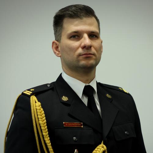 mł. bryg. Marcin Szutkowski - Kierownik Sekcji Kontrolno - Rozpoznawczej