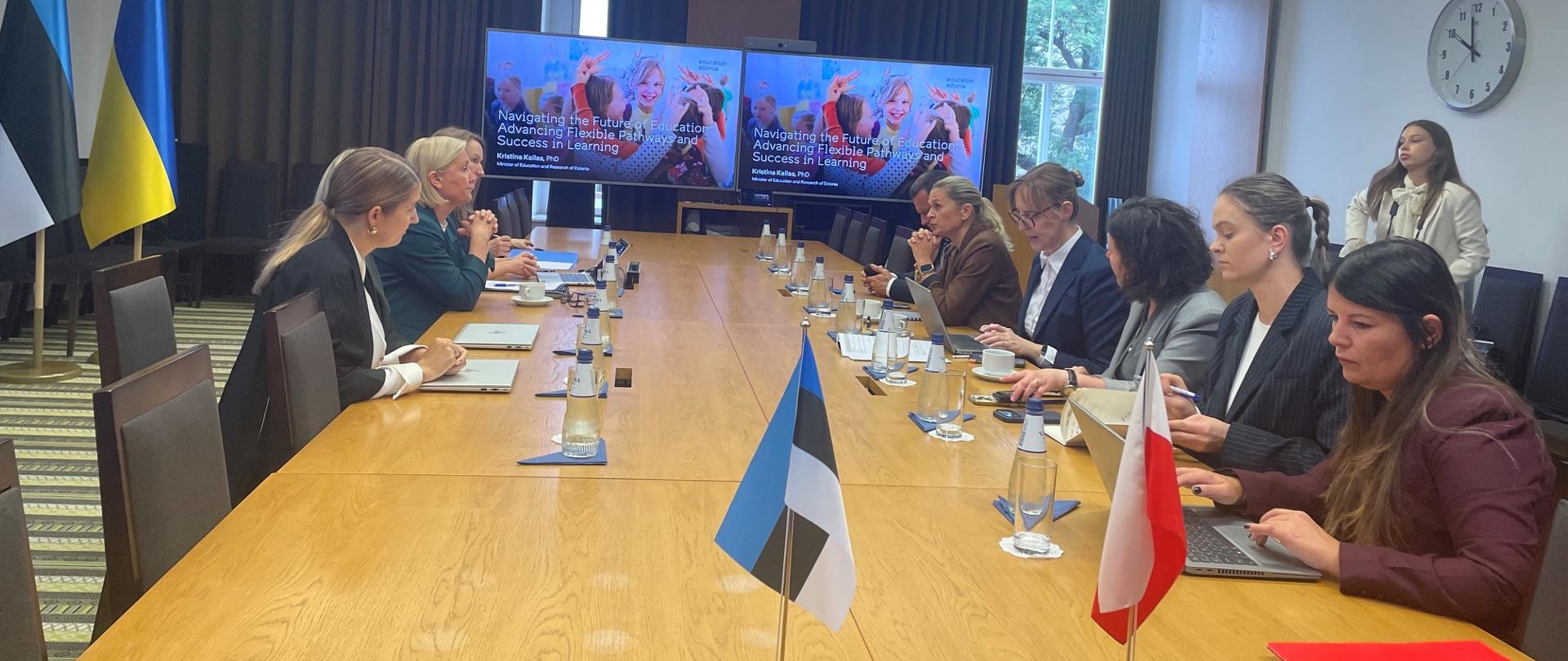 Wizyta Min.Edukacji RP w Tallinnie
