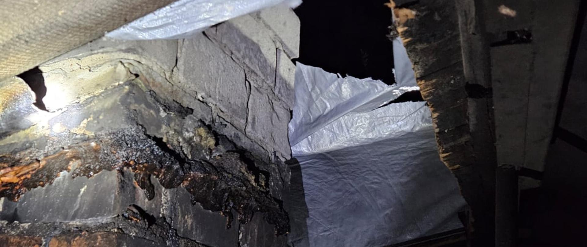 Przewód kominowy po pożarze