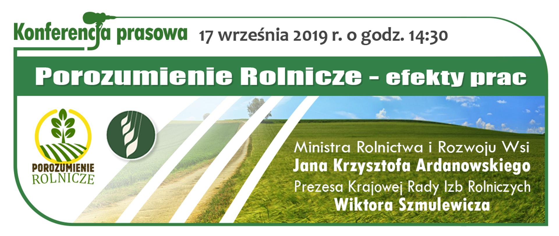 Porozumienie Rolnicze – efekty prac