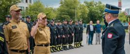 Uroczysta zmiana służby