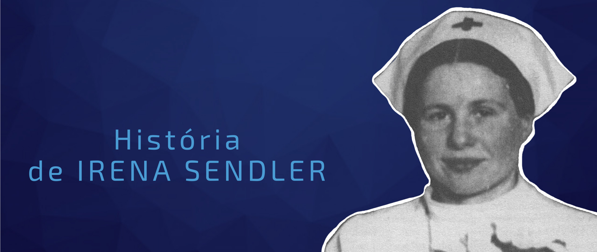 A imagem mostra uma mulher vestida de roupa de enfermeira.