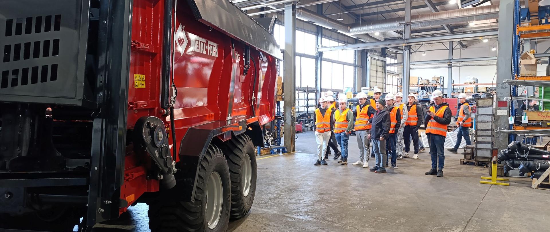 Wycieczka dydaktyczna klas mechanicznych do firmy METAL FACH