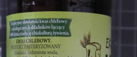 Kwas chlebowy eko - etykieta