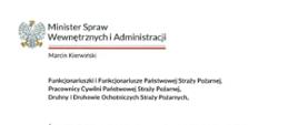 Życzenia z okazji Świąt Wielkanocnych Ministra Spraw wewnętrznych i Administracji 