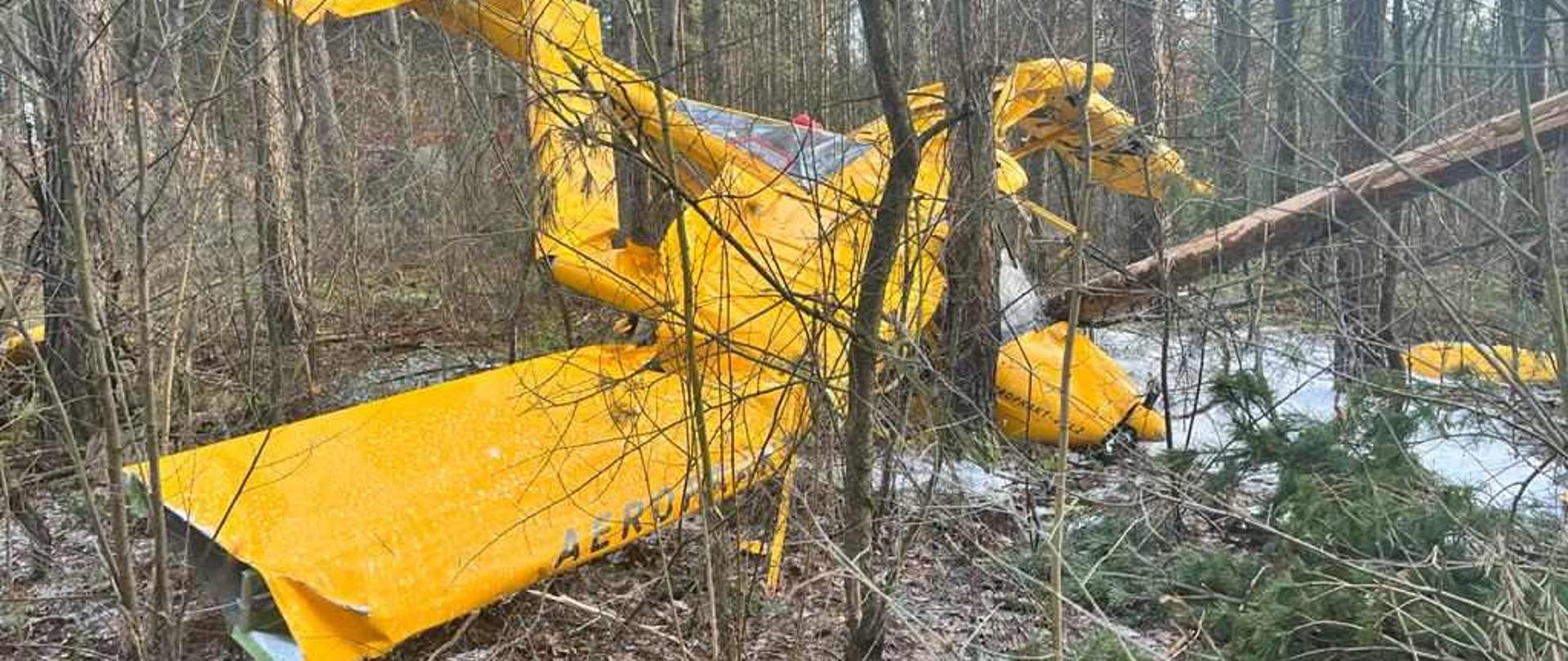 Wypadek awionetki AEROPRAKT A – 22 w miejscowości Słonawy