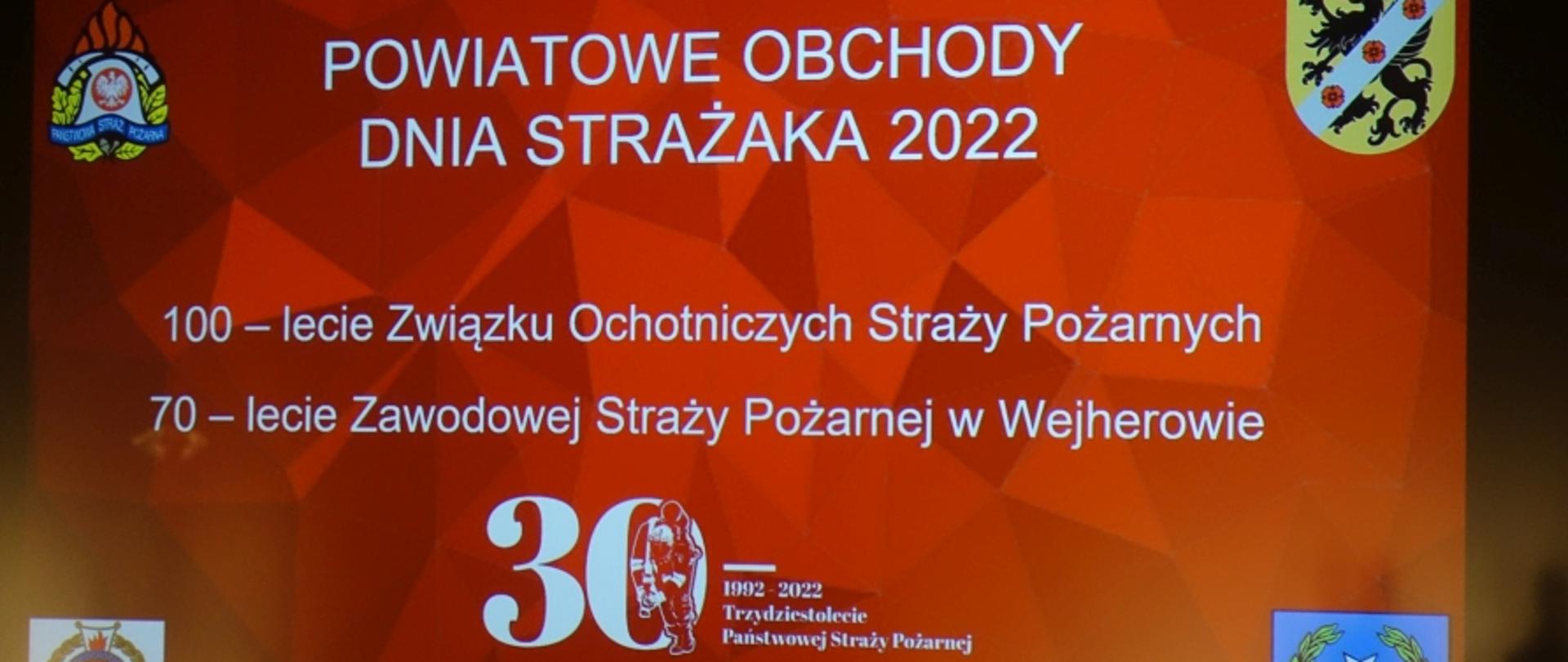 zdjęcie przedstawia Powiatowe Obchody Dnia Strażaka