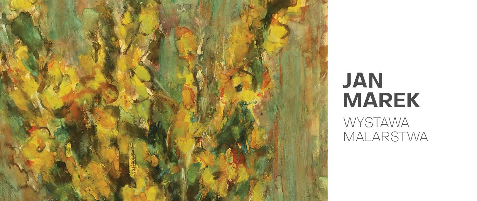 Baner z fragmentem pracy Jana Marka