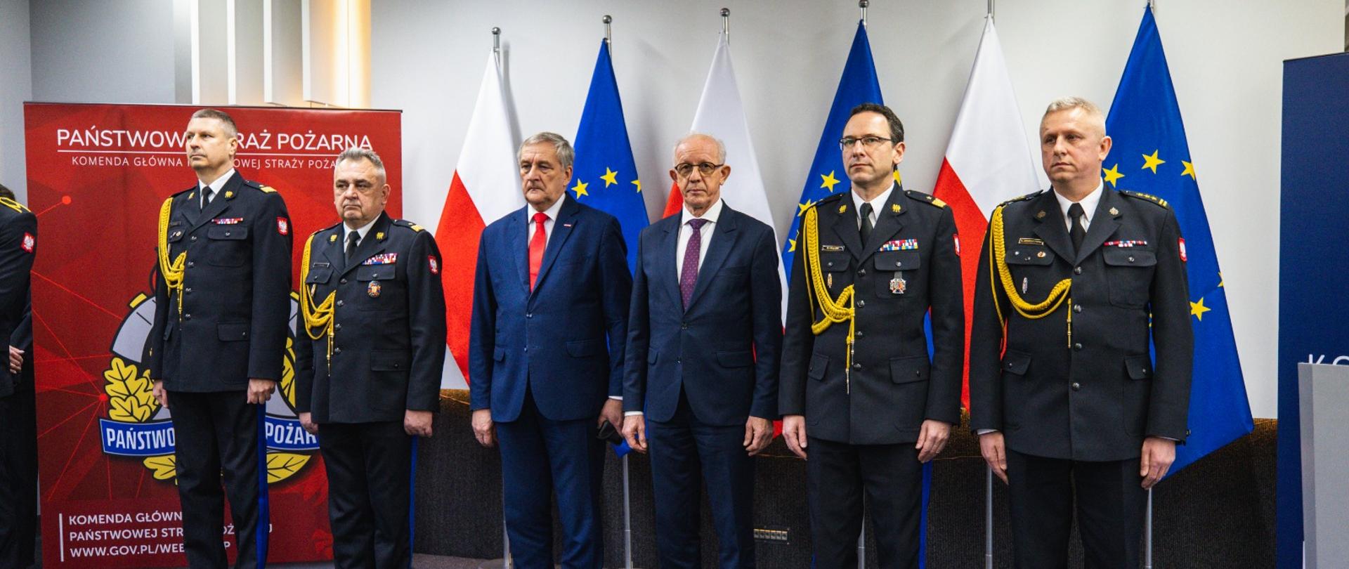 Uroczyste przekazanie obowiązków na stanowisku Zastępcy Komendanta Głównego Państwowej Straży Pożarnej