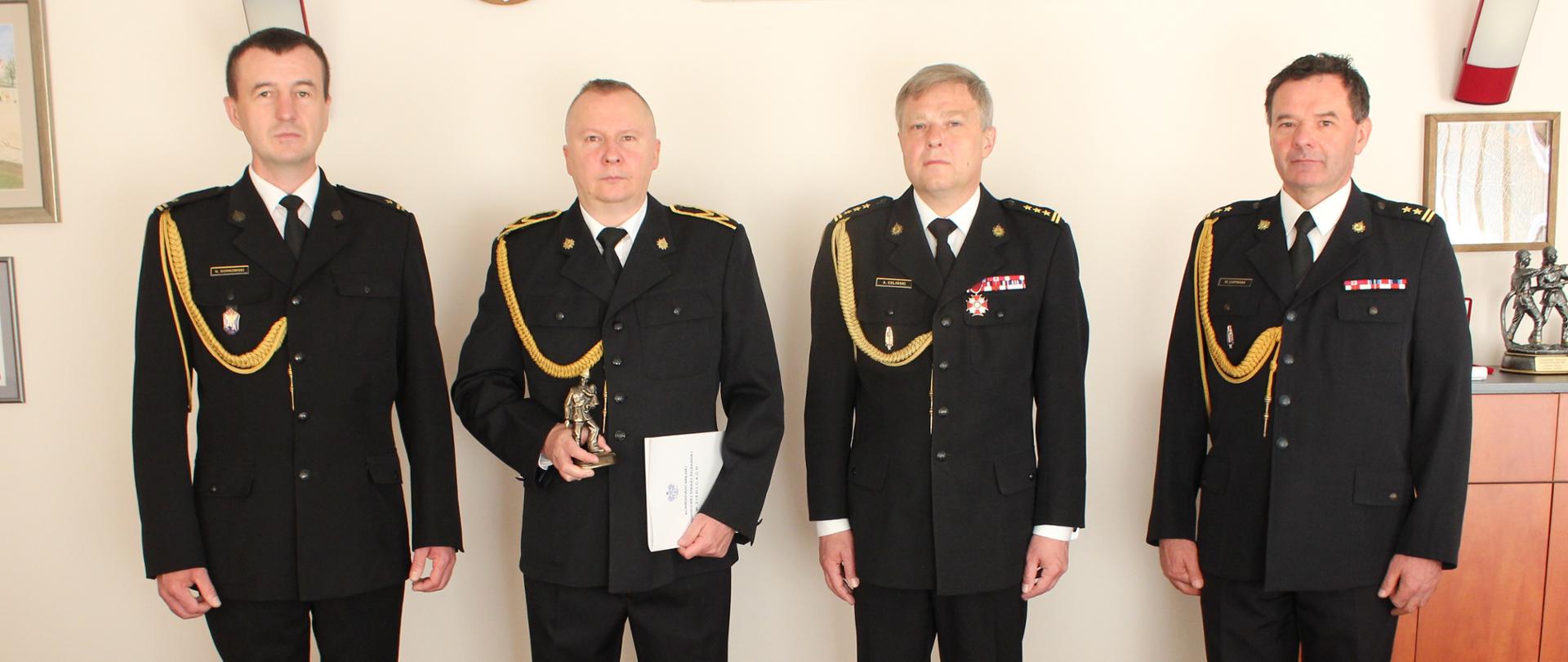 Uroczyste zakończenie służby st. ogn. Grzegorza Kołaka