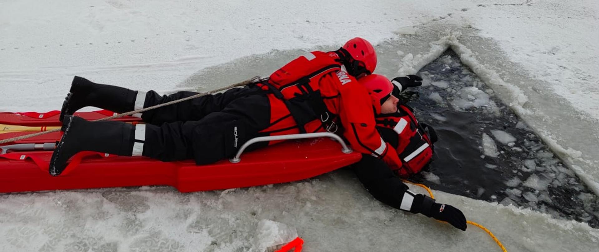 Ćwiczenia na lodzie