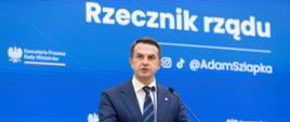 Rzecznik rządu Adam Szłapka